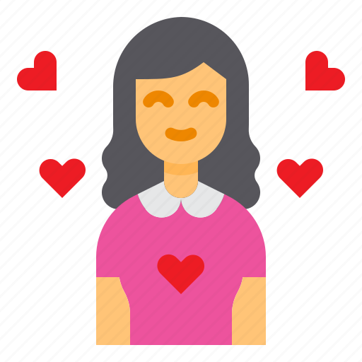 Woman, mom, mother, love, heart icon - Download on Iconfinder
