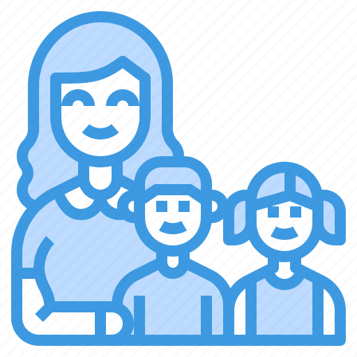 Family, mother, children, people, relatives icon - Download on Iconfinder