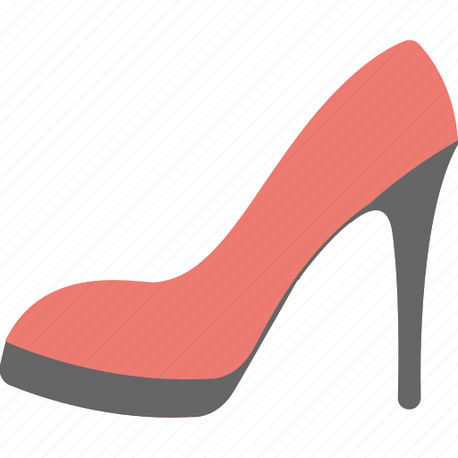 High heels shoes, pump shoes, red pump shoe, red pumps, women shoes icon - Download on Iconfinder
