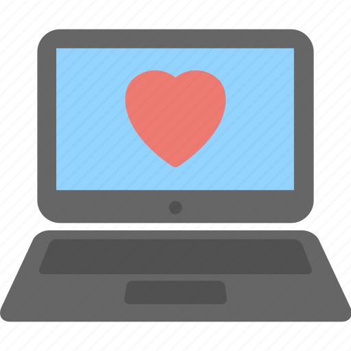 Heart, laptop icon - Download on Iconfinder on Iconfinder