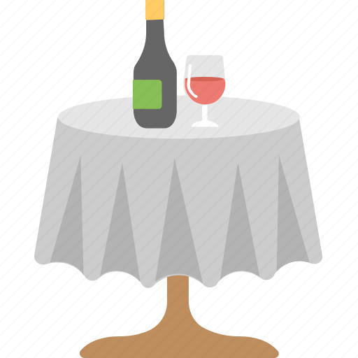 Alcohol, beverage, champagne, drink, wine on table icon - Download on Iconfinder