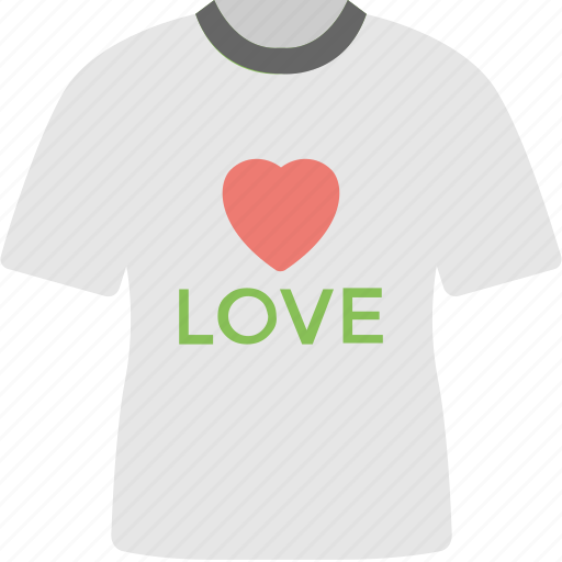 Heart sign shirt, i love t-shirt, love clothing, shopping love, valentine shirt icon - Download on Iconfinder