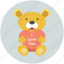 heart sign, love teddy, teddy, teddy bear, toy teddy 