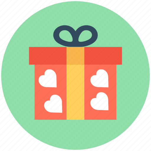 Gift, gift box, present, valentine gift, wrapped gift icon - Download on Iconfinder