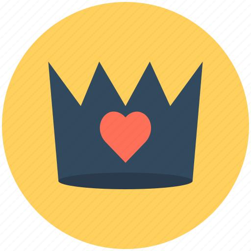 Crown, favorite, heart, love, romantic icon - Download on Iconfinder