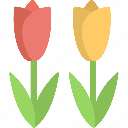 Blooming, flowers, fresh, garden, liliaceae genera bulbous plants, spring, tulips icon - Download on Iconfinder