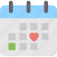 dating planner, fourteen february, heart calendar, valentine day, wedding day 