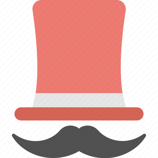 Costume, hat with moustache, hipster, party props, party whisker icon - Download on Iconfinder