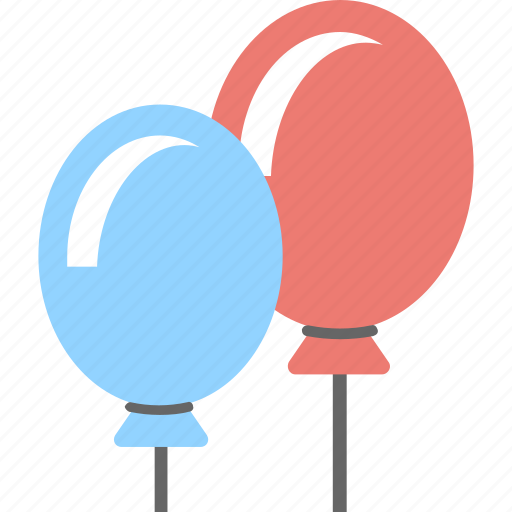Balloons, birthday balloons, celebration, decoration element, party balloons icon - Download on Iconfinder