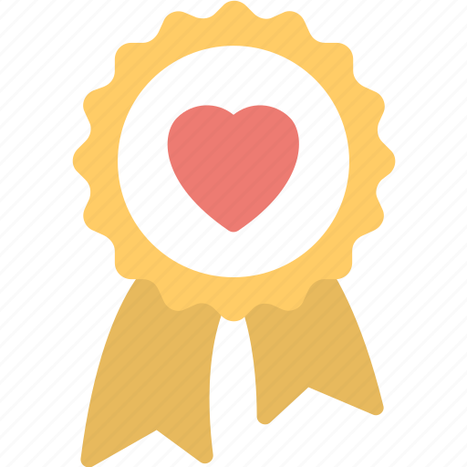 Award badge, heart award, heart award badge, love concepts, valentine day concepts icon - Download on Iconfinder