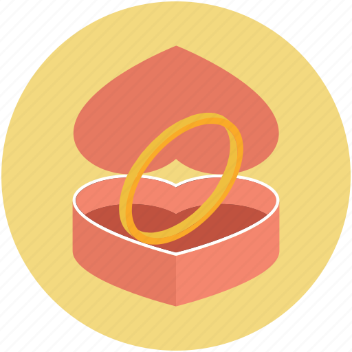 Jewellery box, ring box, ring case, valentine ring, wedding ring icon - Download on Iconfinder