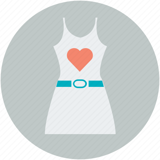Heart, sundress, valentine dress, valentine gift, woman dress icon - Download on Iconfinder