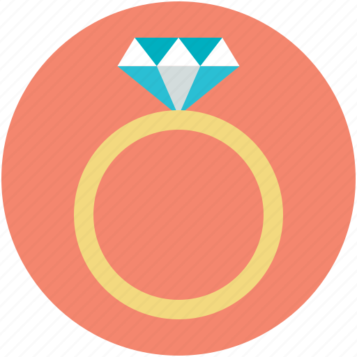 Diamond ring, gem ring, jewel ring, ring, wedding ring icon - Download on Iconfinder