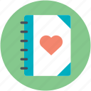love, love notebook, memo, passion, romantic feelings