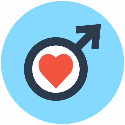 Heart, lovely, male gender symbol, man in love, valentine icon - Download on Iconfinder