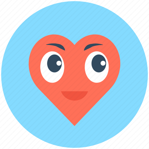 Heart, heart smiley, in love, love, valentine icon - Download on Iconfinder