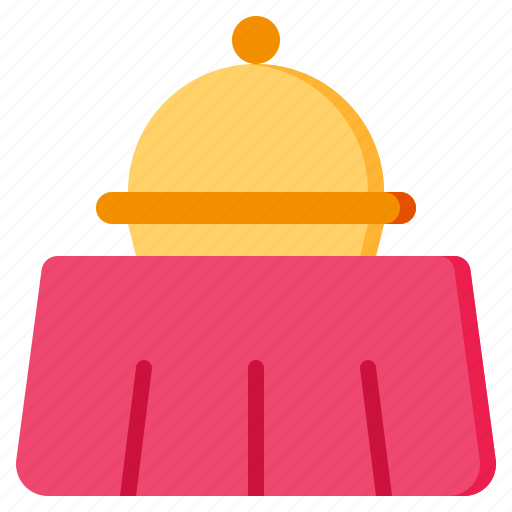 Dinner, restaurant, food, serving, dish, cloche, tray icon - Download on Iconfinder