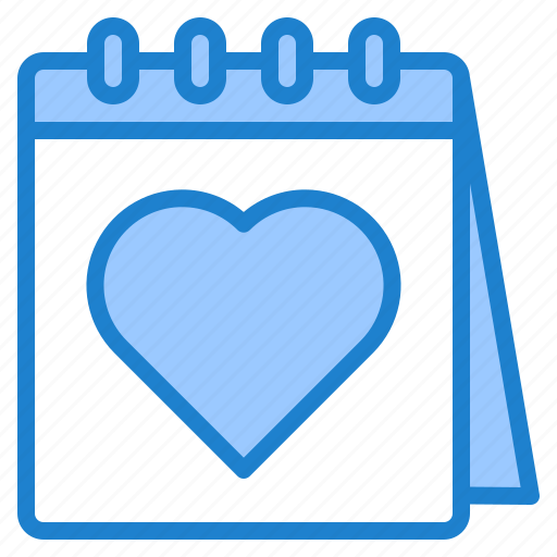 Calendar, love, heart, valentine icon - Download on Iconfinder