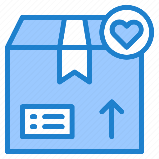 Delivery, love, heart, romance, box icon - Download on Iconfinder