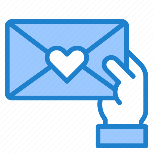 Email, love, heart, hand, letter icon - Download on Iconfinder