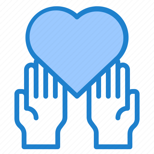 Hand, love, valentine, heart, give icon - Download on Iconfinder