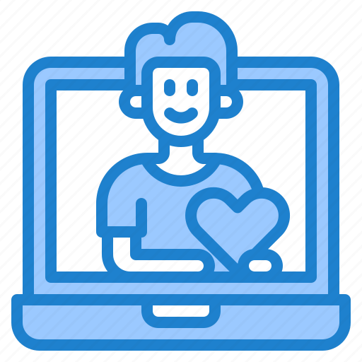Love, valentine, heart, romanctic, laptop icon - Download on Iconfinder