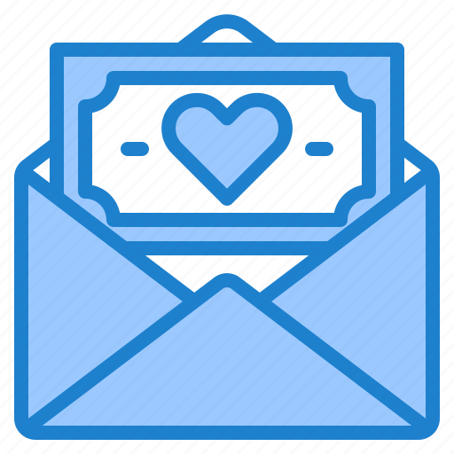 Mail, love, heart, valentine, money icon - Download on Iconfinder