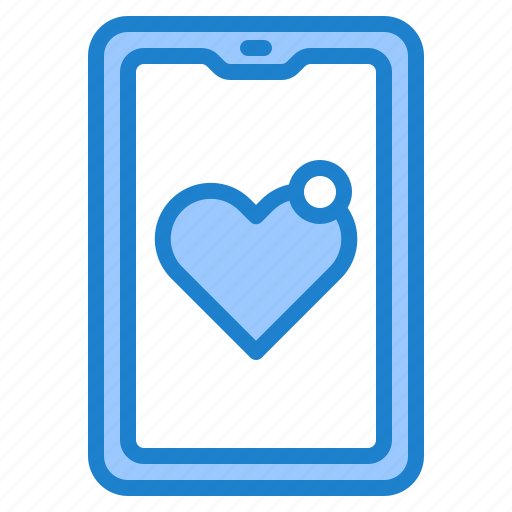Smartphone, love, valentine, heart, mobilephone icon - Download on Iconfinder