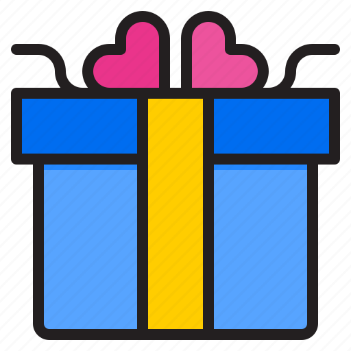 Gift, love, valentine, heart, box icon - Download on Iconfinder