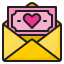 mail, love, heart, valentine, money 