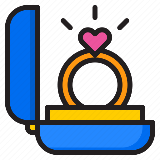 Ring, love, heart, romance, wedding icon - Download on Iconfinder