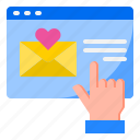 email, mail, love, heart, hand