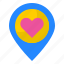 location, love, valentine, heart, placehold 