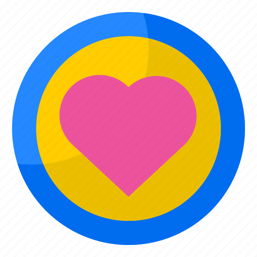 Love, valentine, heart, romance, botton icon - Download on Iconfinder