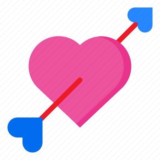 Love, valentine, heart, romanctic, arrow icon - Download on Iconfinder