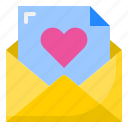 mail, love, heart, valentine, letter