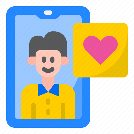Smartphone, love, valentine, heart, message icon - Download on Iconfinder