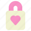 romance, artboard, lock, security 