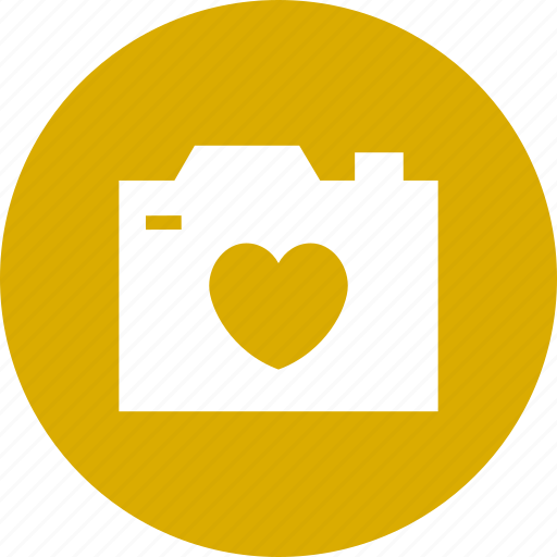 Camera, heart, image, love, photo, photography, wedding icon - Download on Iconfinder