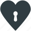 heart key slot, love inspiration, privacy, romantic, secret feelings 