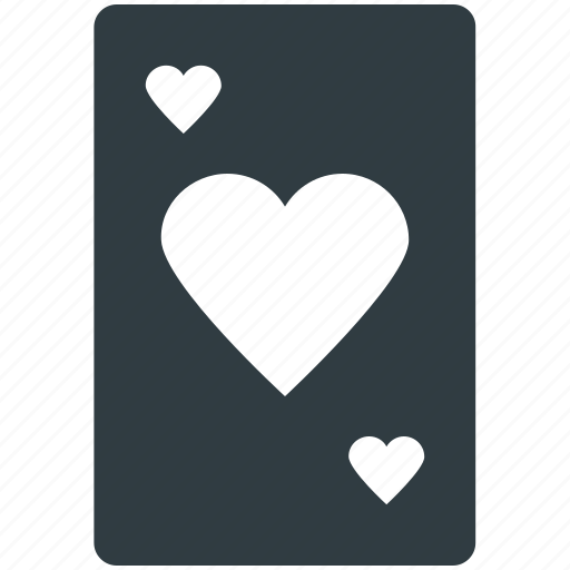Blackjack card, casino, game, heart, poker card icon - Download on Iconfinder