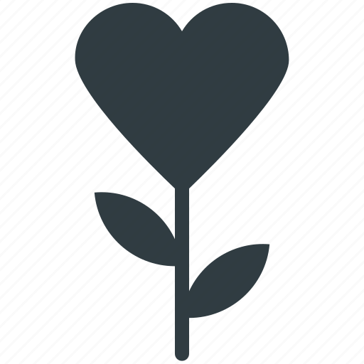Heart flowers, love, love concept, passion, romantic icon - Download on Iconfinder
