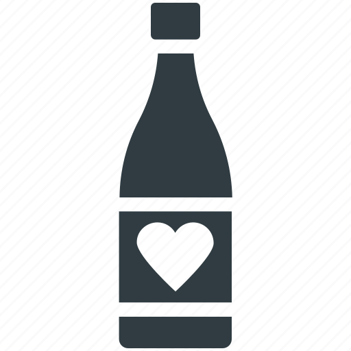 Alcohol, alcoholic beverage, alcoholic drink, beverage, heart sign icon - Download on Iconfinder