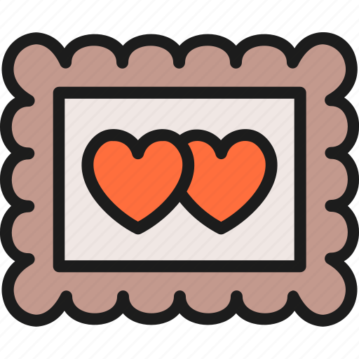 Color, day, frame, heart, love, photo, romance icon - Download on Iconfinder