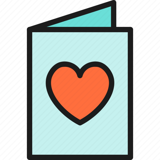 Card, celebration, day, heart, love, romance, valentine icon - Download on Iconfinder