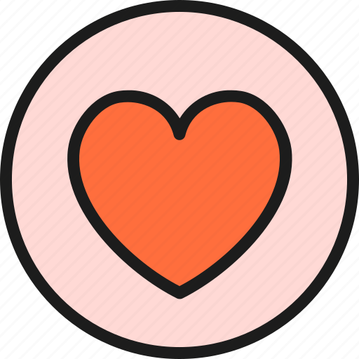 Circle, day, decoration, heart, love, romantic, valentine icon - Download on Iconfinder