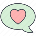 chat, dialogue, love, love message, lovely, valentine, valentine&#x27;s day