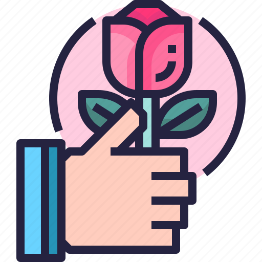 Date, flower, heart, lover, rose, valentine icon - Download on Iconfinder