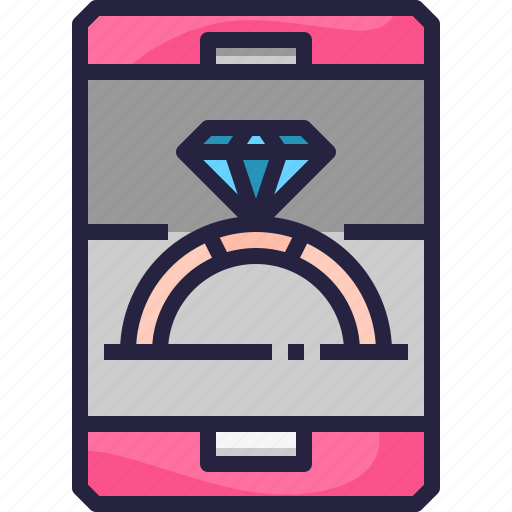 Heart, lover, ring, valentine, wedding icon - Download on Iconfinder