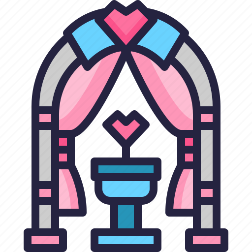 Arch, heart, lover, valentine, wedding icon - Download on Iconfinder
